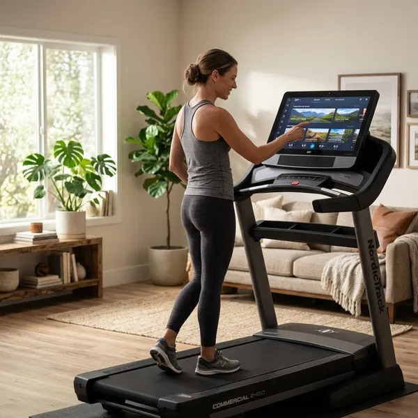 cinta de correr con pantalla