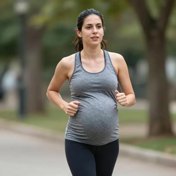 correr embarazada